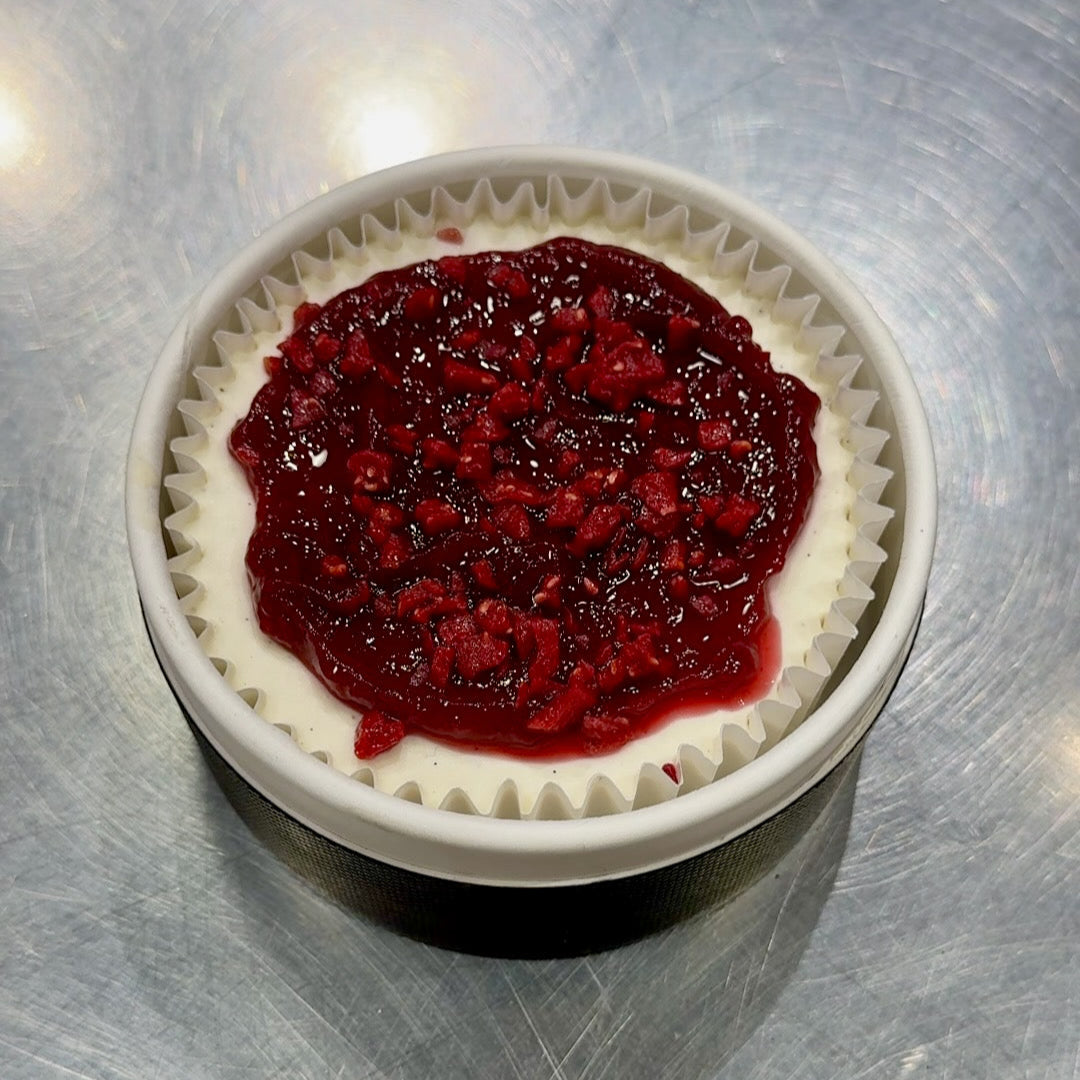 Mousse Vainilla y Frambuesa