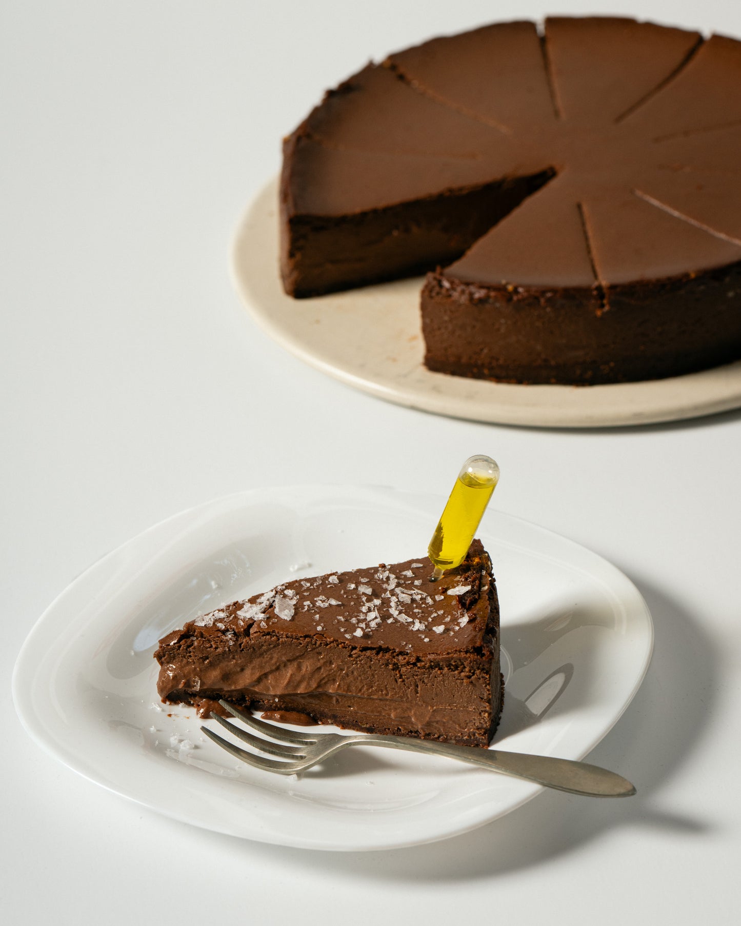 Cremosa de Chocolate 70% y Sal Maldon