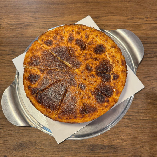 Tarta de queso con caramelo salado