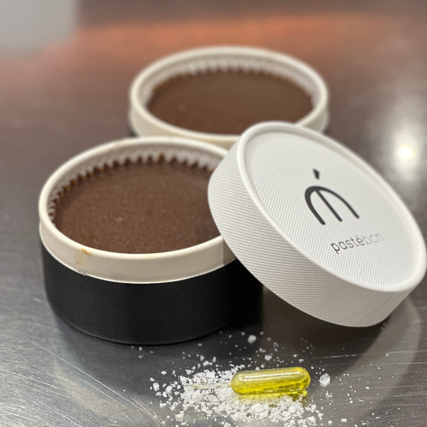 Cremosa de Chocolate 70% y Sal Maldon