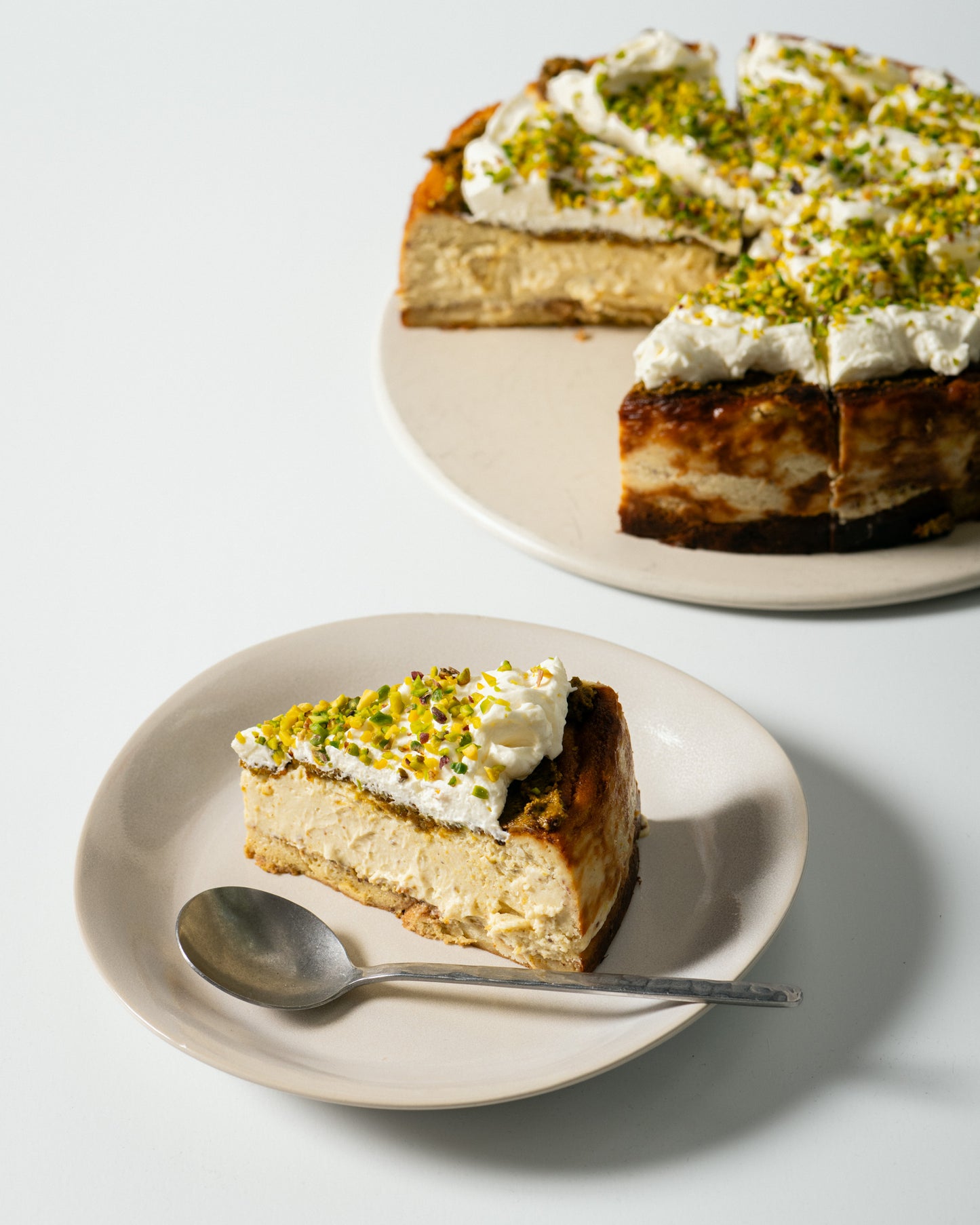 Tiramisú Pistacho Cheesecake