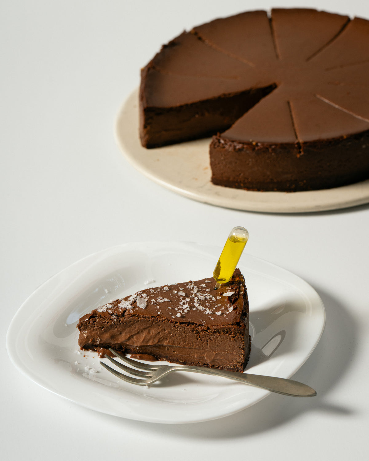 Cremosa de Chocolate 70% y Sal Maldon